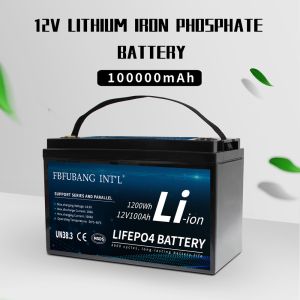 12 Volt Solar Lifepo4 Battery Packs , 100ah Li Ion Battery