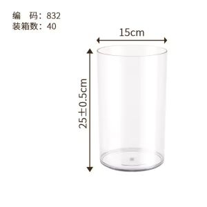 Custom Wholesale Luxury Modern Transparent Acrylic Candle Holder Pillar Floating