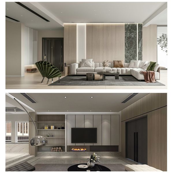 Waterproof And Moisture-Proof Bamboo Charcoal Fiber Board With Wood Grain