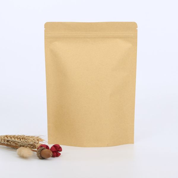 BPA Free Standing Zipper Mylar Kraft Paper Pouches
