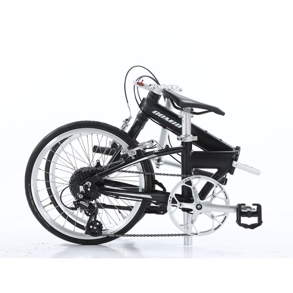 GOMID SHIMANO Kit Gear Cycle Aluminium Alloy Folding City Bike with SCHWALBE Tires Custom Foldable Bicycle Double V Brake