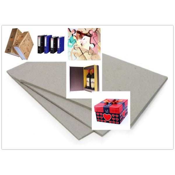 Eco friendly Offset Printing Laminated Paper Grey Board For NoteBook Cover