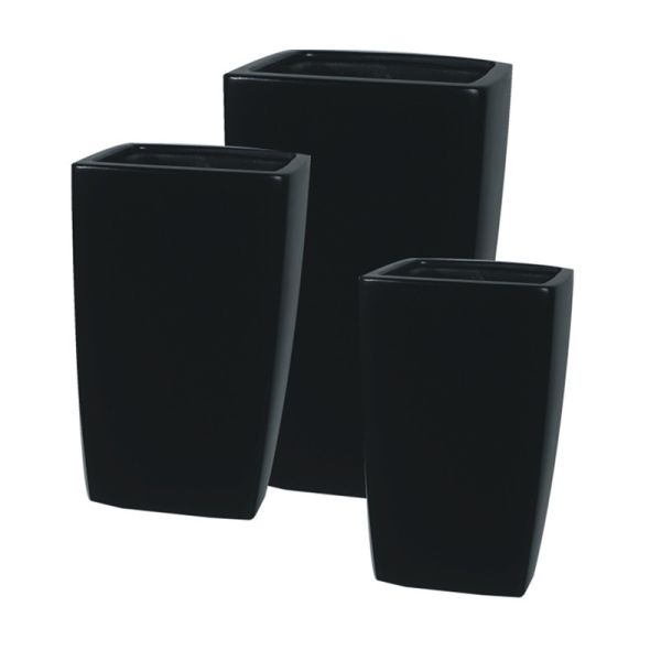 Square Fiberglass Flower Planter Pots For Indoor And Outdoor