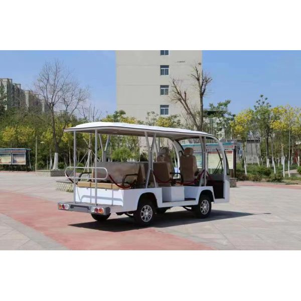 Four Row 8-11 Seat Sightseeing Vehicle BS-4R-La Semi Closed On Sale