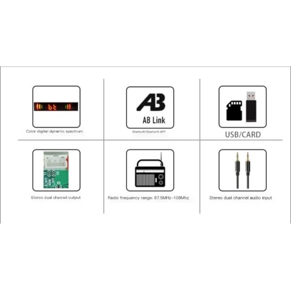 FM Radio Function MP3 BT Decoder Board Lossless Audio Readout FM Folder Player Decoder