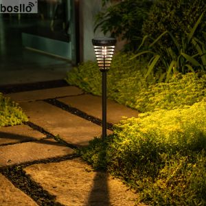 IP65 Waterproof Solar Powered Security Light Black CE Certificate