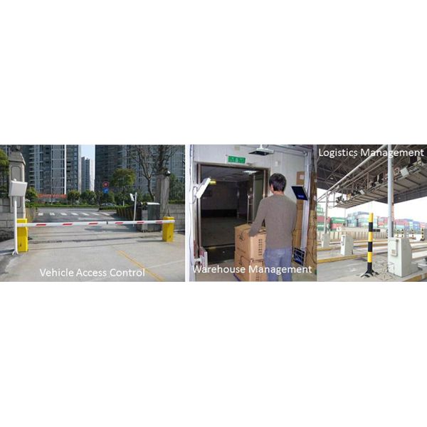 LED Light UHF RFID Reader , High Reading Speed RFID Reader For Parking System