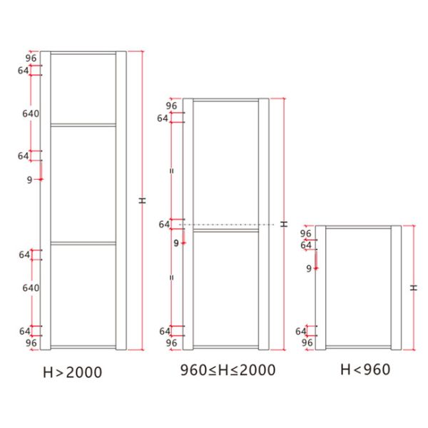 Black 70AF Shop fittings Aluminum Structural Frame