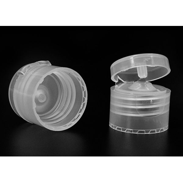 Gloosy Plastic Flip Top Cap In Polypropylene Round General To PET Dia 20 Bottles