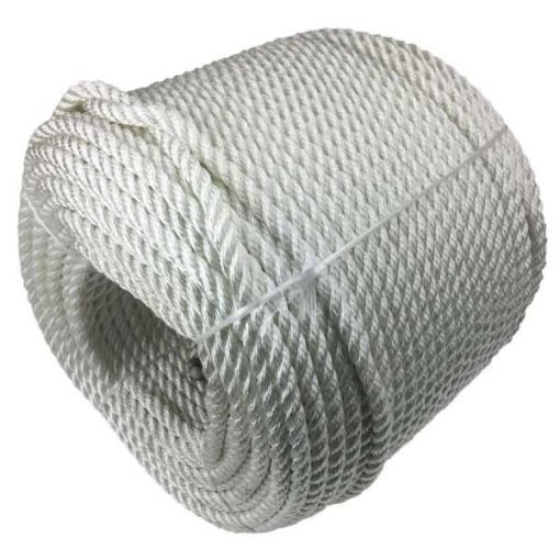 High Strength 3 Strand Twisted 4mm-60mm Nylon Fiber Sailing Rope Polyamide Rope Nylon Marine Mooring Rope