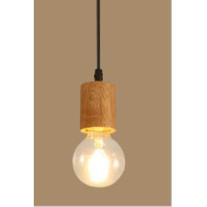 Quality Professional Pendant Light Bulb Socket E26 / E27 Ip20 Wooden Material for sale
