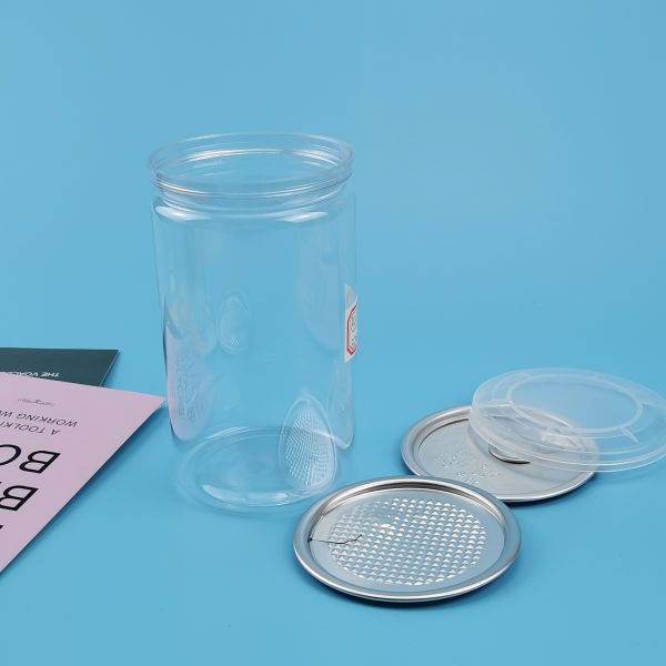 350ML Clear Shatterproof Plastic Food Jars For Dry Fruit