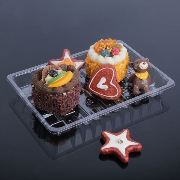 Rectangle Pet Plastic Blister Tray Fruit Food Packaging