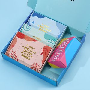 China CMYK Custom Paper Packaging Makeup Mailer Box Carton Cardboard Corrugated Cosmetic Shipping Boxes With Logo on sale