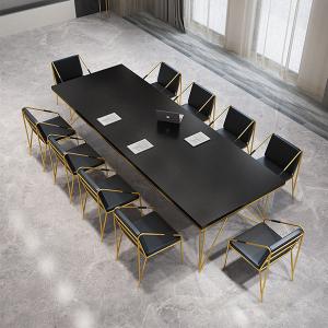 Quality Customized Melamine Rectangle Office Conference Table For 10 People for sale