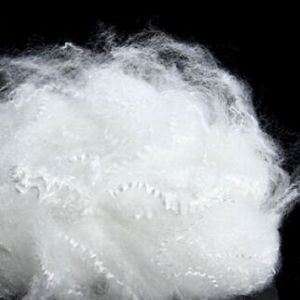 Quality 15D Artificial Staple Fibres Manmade Length 90mm For Mattress for sale