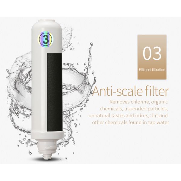 Counter 4 Stages Alkaline Water Purifier System With PP GAC UF Filter