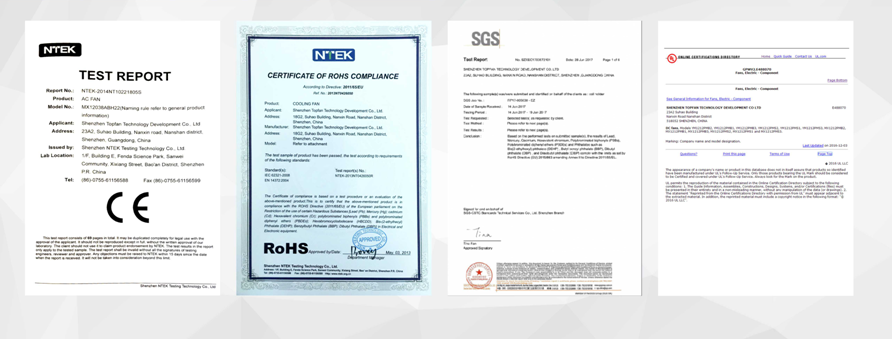 TOPFAN 133*91mm 218CFM 24V Centrifugal Fan With FG PWM Sensor