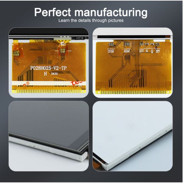 Polcd Full Viewing Angle Sunlight Readable TFT LCD Touch Screen 2.8 Inch