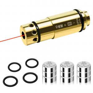 China Training Laser Cartridge 9MM Caliber Brass Red Laser 650nm Wavelength on sale