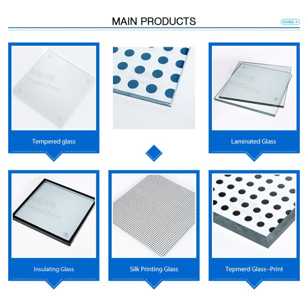 6mm 8mm Ultra Clear Argon Low E Float Glass Laminated Tempered For Balcony Bathroom