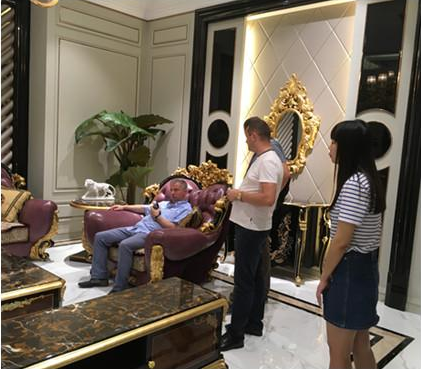 Shen Zhen Bedroom Furniture King Size French Bed