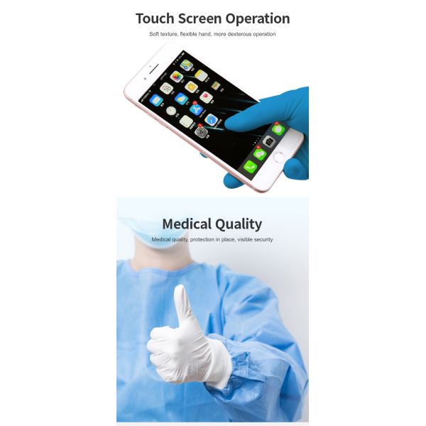 latex free gloves disposable latex household gloves latex surgical glove Customizable