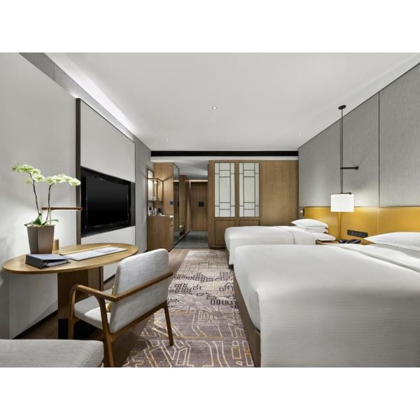 Hilton Hotel Changeable Color Fully Upholstered Headboard And Bed Base For All Hotels