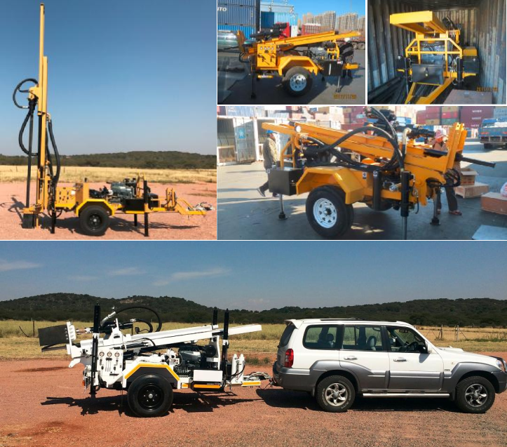 Portable Hydraulic Water Well Drilling Rig