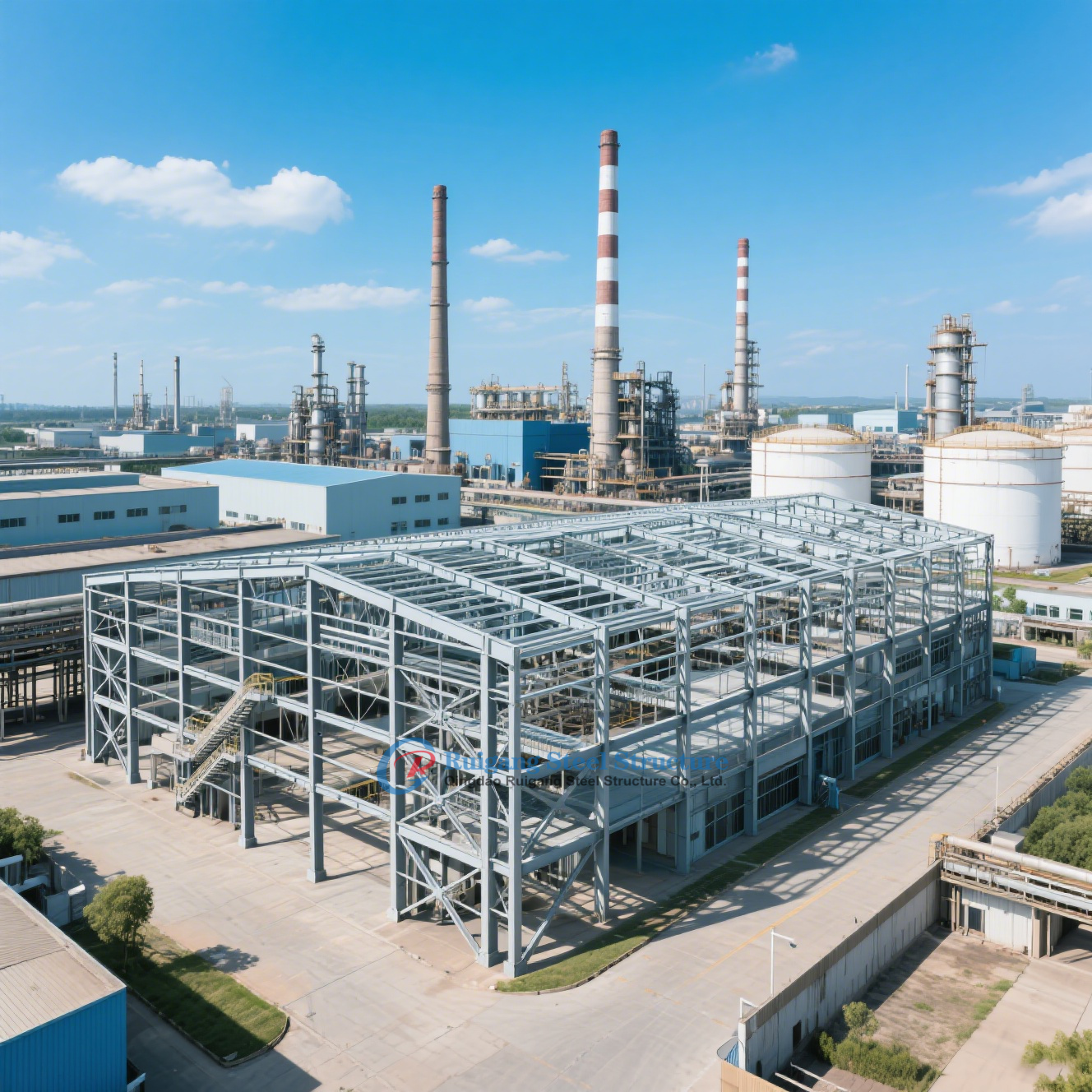 Quality Steel Structure Godown Prefab Building for Industrial Storage Durable and Easy Assembly for sale