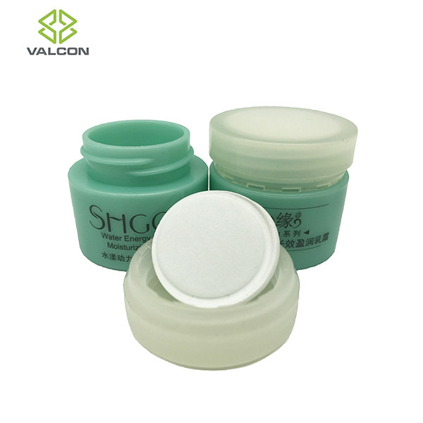 Transparent Cap Cosmetic Cream Jar , 5 ML Cosmetic Jar Packaging HDPE Material