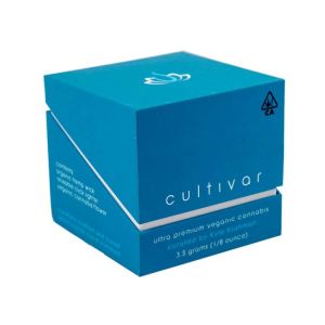 Blue Rigid Custom Luxury Candle Boxes Flaps Clourse Cardboard Insert