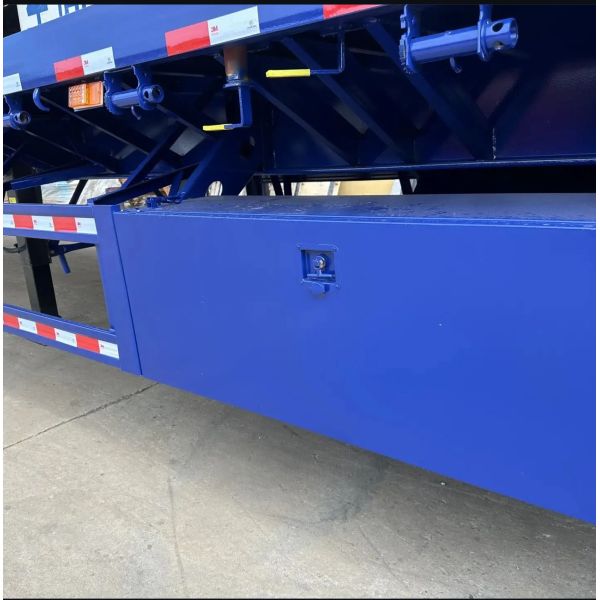 CIMC New 3-Axle Flatbed Skeleton Semi-Trailer Steel Container Truck with Wabco Brake System