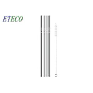 Food Grade Reusable Stainless Steel Drinking Straws Attractive Packing