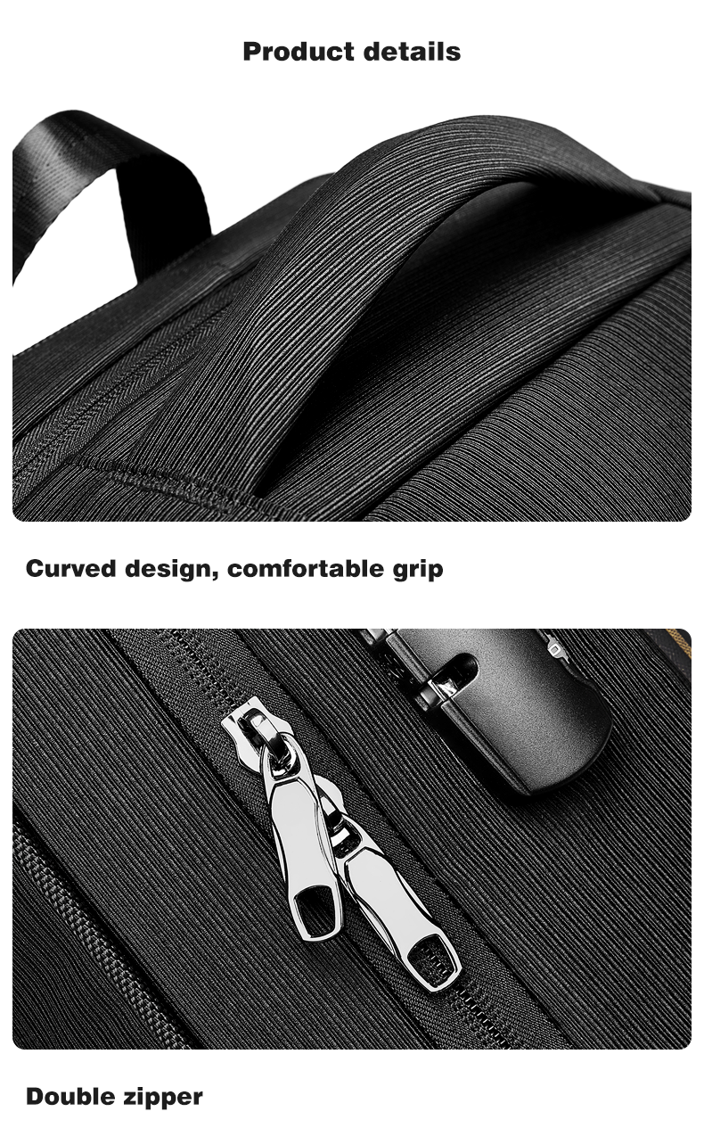 Anti Sweat Waterproof Laptop Rucksack Rainproof Laptop Backpack Comfortable