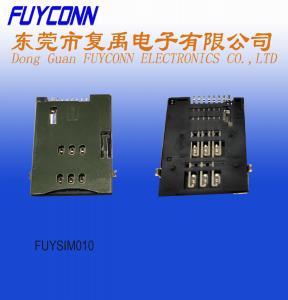 Quality 1000mΩ Feets SIM Push Pitch 5.25 LCP Card Connector for sale