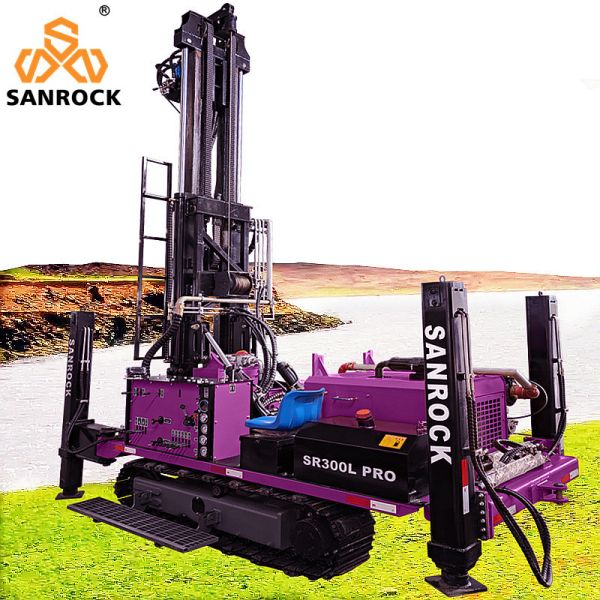 Portable Water Well Drilling Rigs Hydraulic Bore hole 260m Deep Well Drilling Equipment