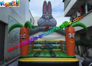 China Outdoor Commercial Rabbit Inflatable Castles / Bouncing Castles With PVC Tarpaulin on sale