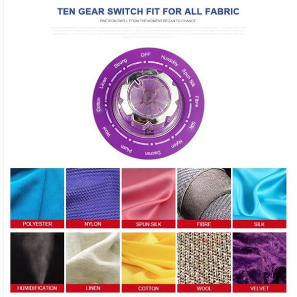 Multi Function stand up steam iron , Fabric Garment Steamer For Curtains