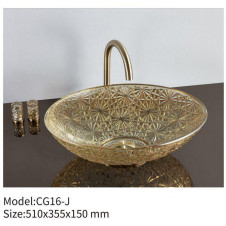 Crystal Glass Transparent Wash Basin Countertop Art Hotel Bathroom