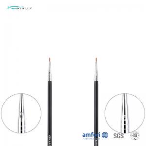 China OEM ODM Wooden handle Eye Liner Brush Black or Customized color on sale