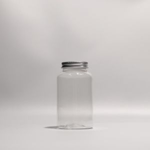 500ml Crystal Clear Transparent PET Plastic Bottles with Screw Lids