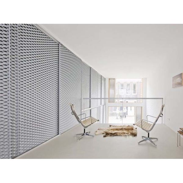 Aluminum Expanded Metal Mesh 0.8mm Thickness for Interior Wall Decoration