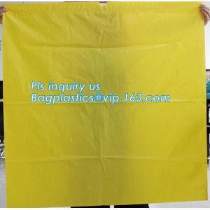 Disposable biohazard infectious plastic drawstring medical waste bag, Promotiona