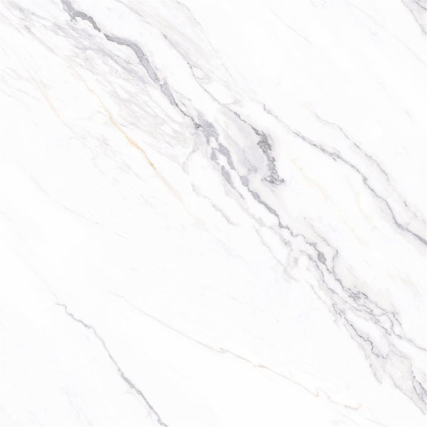 White Polished Sintered Stone Slabs 1200x1200mm for Bathroom Renovation