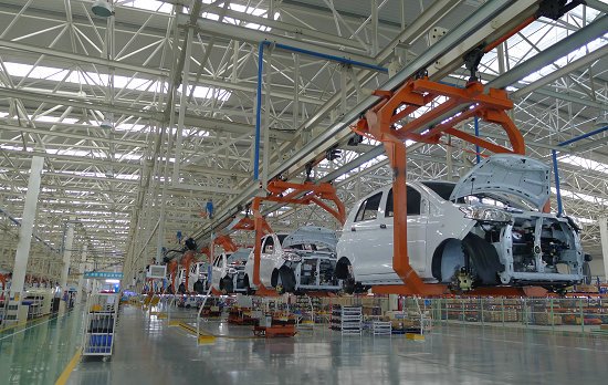 Pickup SUV Sedan Car Assembly Equipment CKD SKD Assembly Line