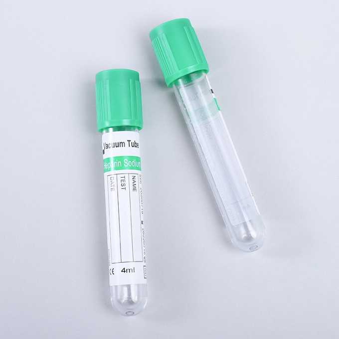 Disposable Vacuum Blood Collection System Sterilized Tube Heparin Tube