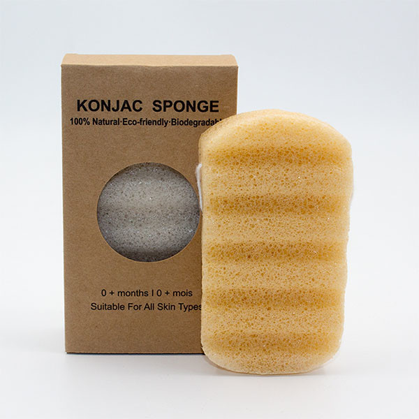 11g Konjac Wave Cleansing Sponge Skin Exfoliating Shower Sponge For Rosacea