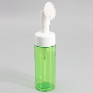Silicone Brush Soap 138mm 180ml Foam Pump Bottle