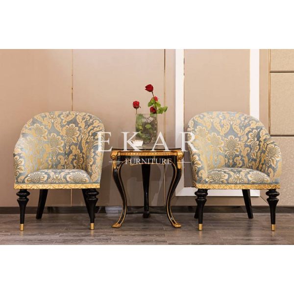 Royal Armchair Designer Armchair Vintage Armchair Fabric Armchair Waiting Rooms Chai TS001